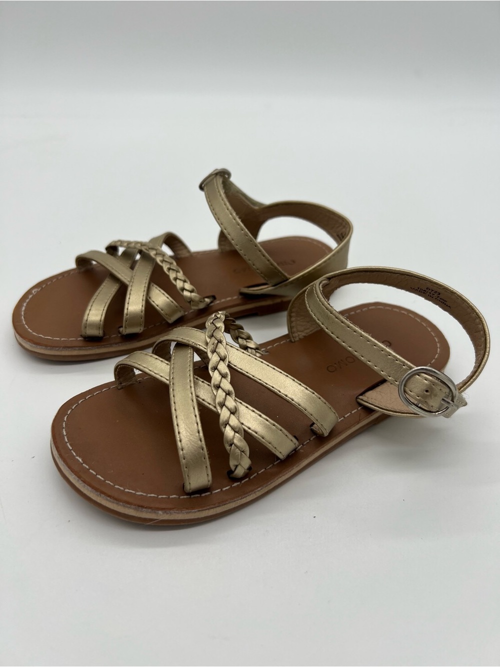 Otter Momo Girls Gold Sandals Size 10 17.7 Cm